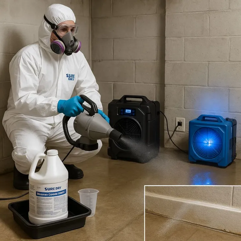 Sanitization and Odor Removal process in Audubon, NJ